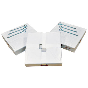 Baseball Base Set - Economy Base (15 in.L x 15 in.W x 3 in.H) (Set of 3) (White)